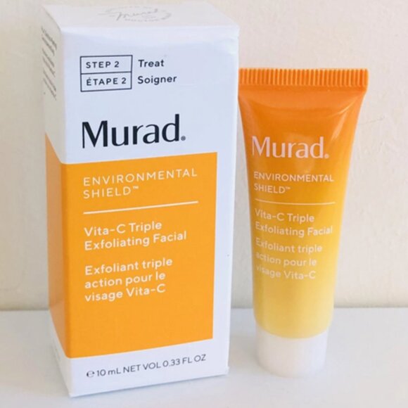 Murad Vita-C Triple Exfoliating Facial Mask - Vitamin C Exfoliator NEW 10ml - Picture 1 of 3